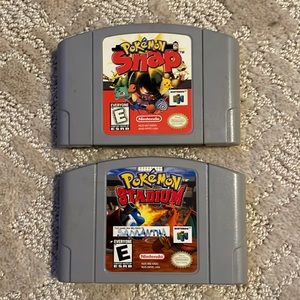 N64 Pokémon bundle! Pokémon snap and Pokémon stadium